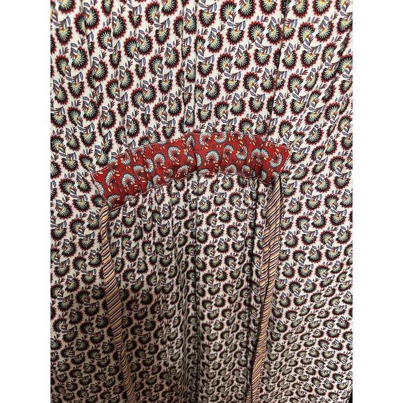 Cabi Kimono Poet Duster Jacket Dress Womens S Boho Patchwork Print Belted new - Picture 11 of 13